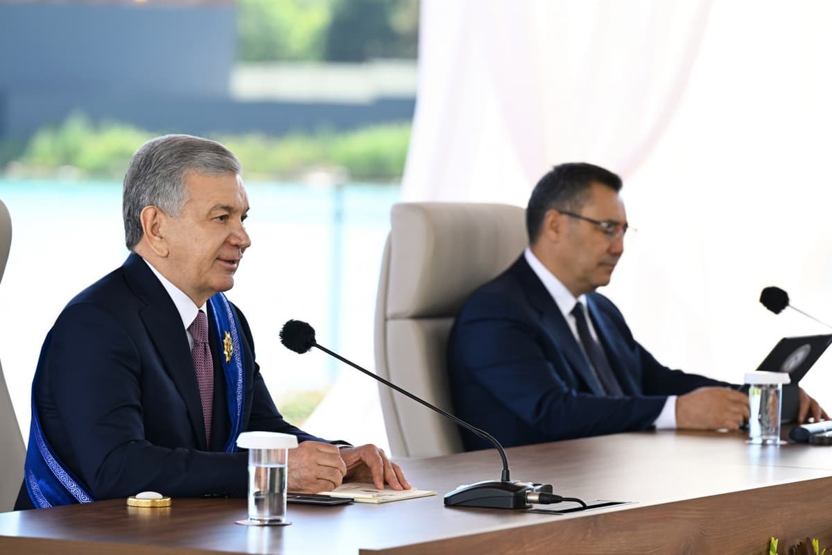 Президенты Узбекистана и Кыргызстана подвели итоги переговоров