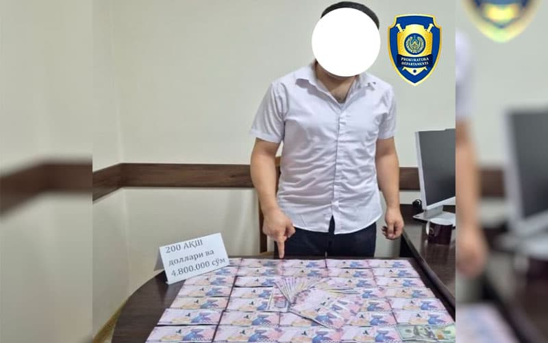Nafaqaga chiqarish uchun pul so‘ragan mutaxassis qo‘lga olindi