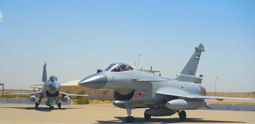 Uzbekistan adds Chinese J-10CE fighters to its Air Force