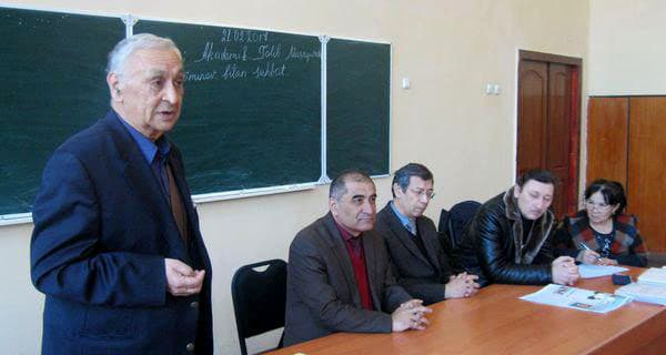 Yadro fizikasi bilan shug‘ullanuvchi o‘zbekistonlik olim talabalar bilan uchrashdi