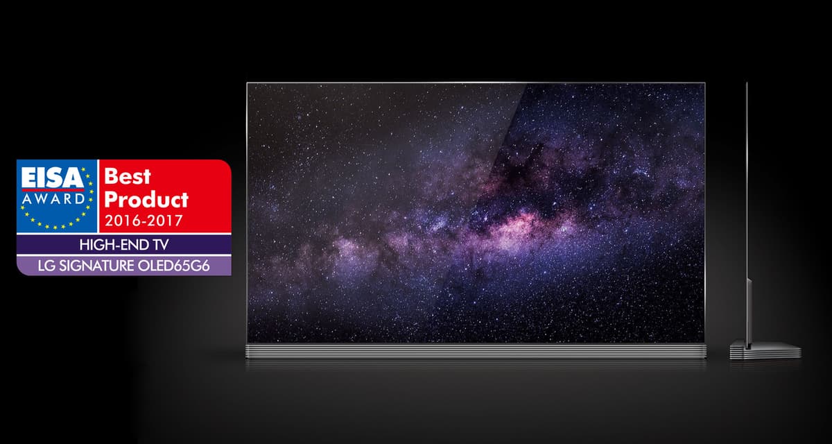 LG OLED televizori beshinchi yil ketma-ket EISA mukofotiga sazovor bo‘ldi