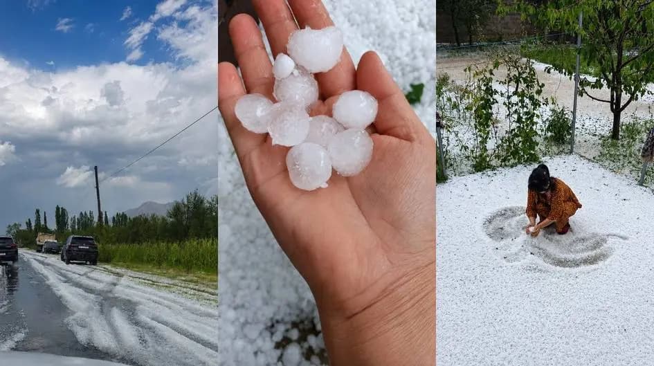 Authorities deploy anti-hail rockets to protect crops in Namangan region