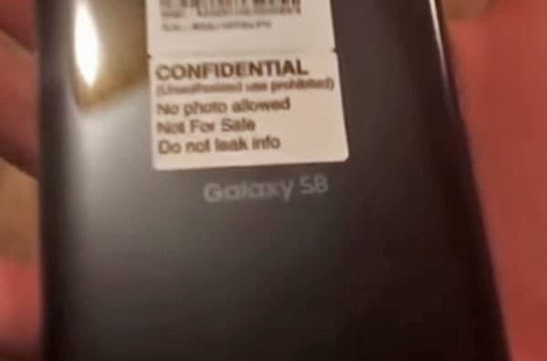 Samsung Galaxy S8 smartfoni video va benchmarkda