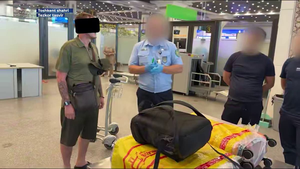 Toshkent aeroportida yirik miqdordagi mefedron ushlandi