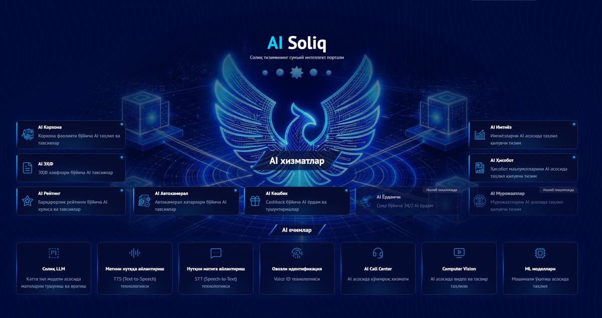 Sun’iy intellektdan soliq maslahatlari: AI Soliq platformasi nimalar qila oladi?