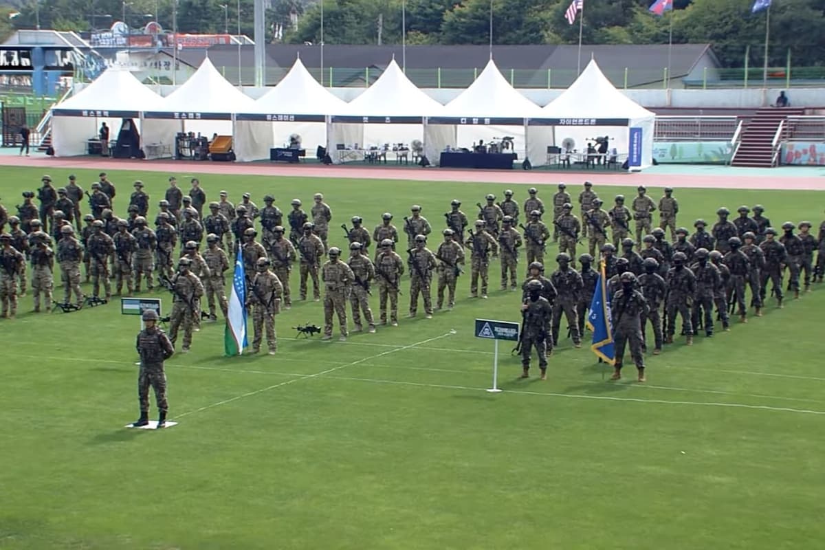 Uzbek military team wins international combat training competition in South Korea