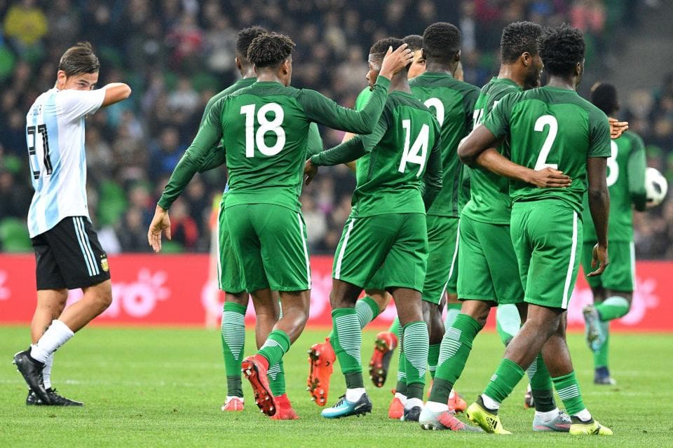 Gollarga boy o‘rtoqlik o‘yinida Nigeriya Argentinani yanchdi