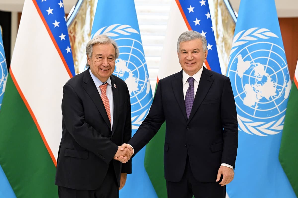 Mirziyoyev Guterrishning BMTni isloh qilish tashabbuslarini qoʻllab-quvvatladi