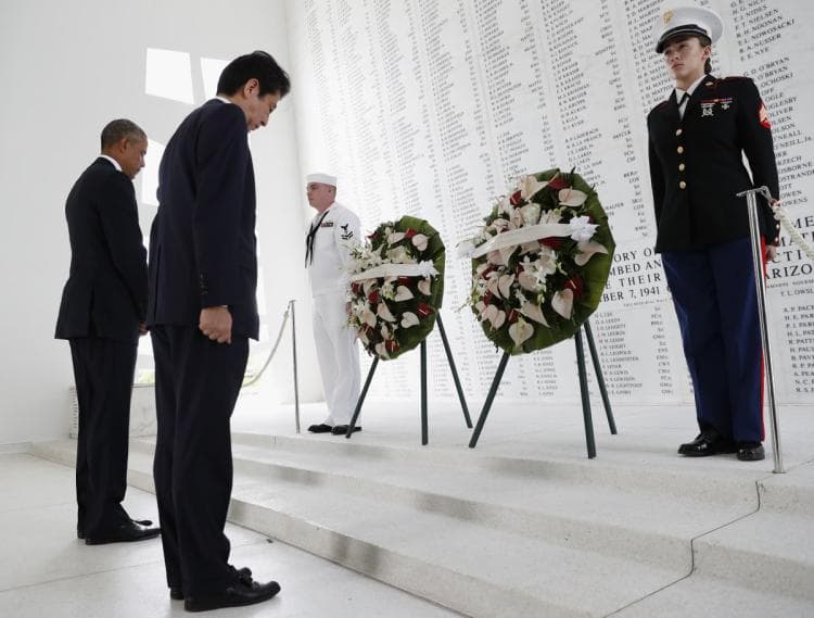 Obama va Abe Perl-Harborda halok bo‘lganlarni yod etishdi
