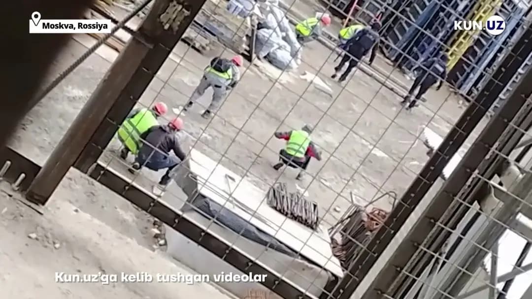 Labor migrants from Uzbekistan, Kyrgyzstan and Tajikistan report abuse during raid at Moscow construction site