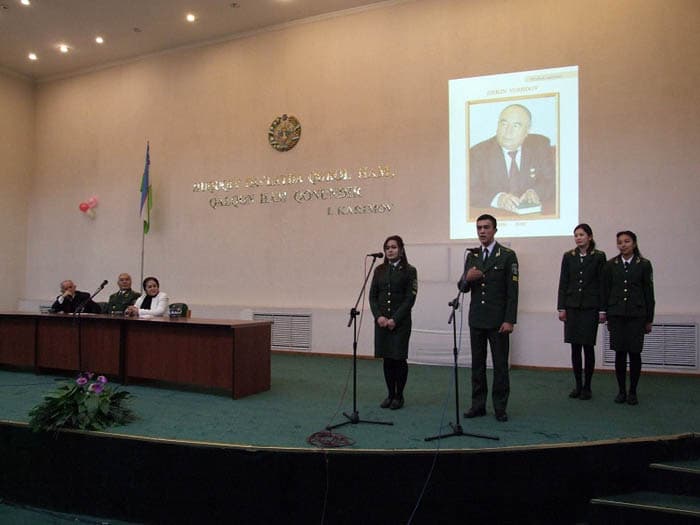 Oliy harbiy bojxona institutida Erkin Vohidov tavalludining 80 yilligiga bag‘ishlangan adabiy kecha o‘tkazildi