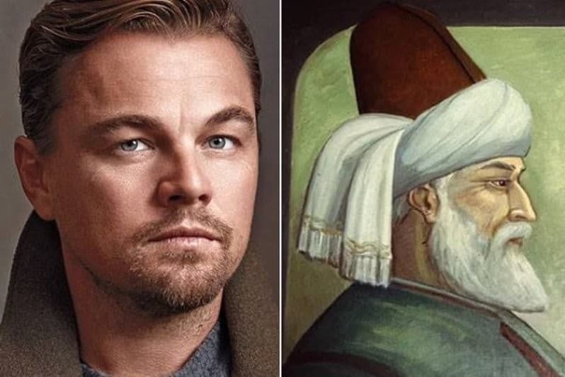 Leonardo Di Kaprio Rumiyni, Robert Dauni uning ustozi rolini ijro etadi