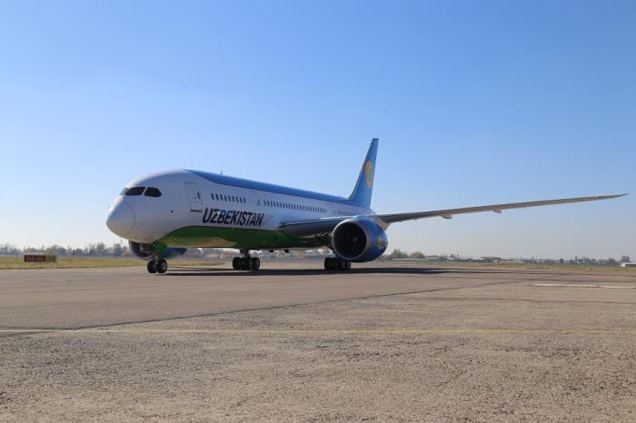 “O‘zbekiston havo yo‘llari” tasarrufidagi ikkinchi Boeing 787 Dreamliner bilan ilk parvozni amalga oshirdi