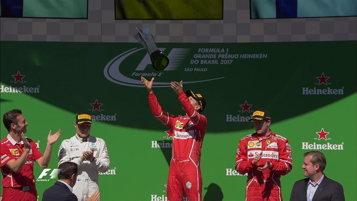 Formula-1: Fettel Braziliya Gran-prisida g‘oliblikni qo‘lga kiritdi