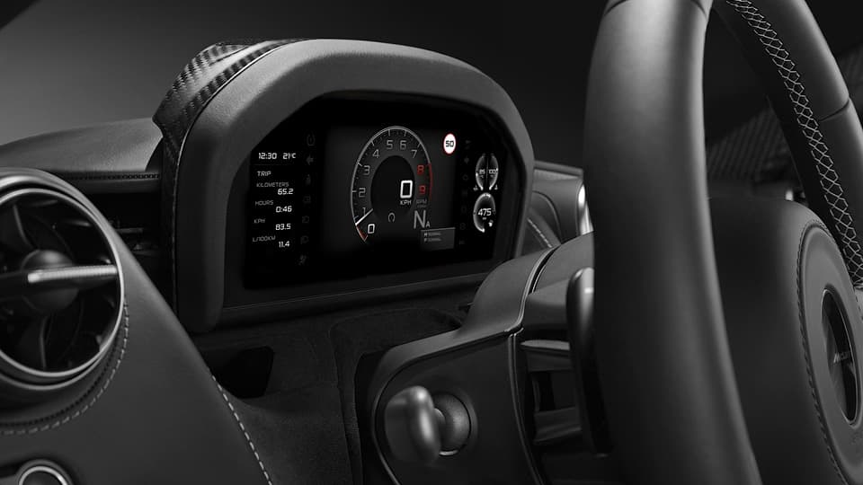 McLaren yangi superkari uchun yig‘iluvchi uskunalar panelini ishlab chiqdi