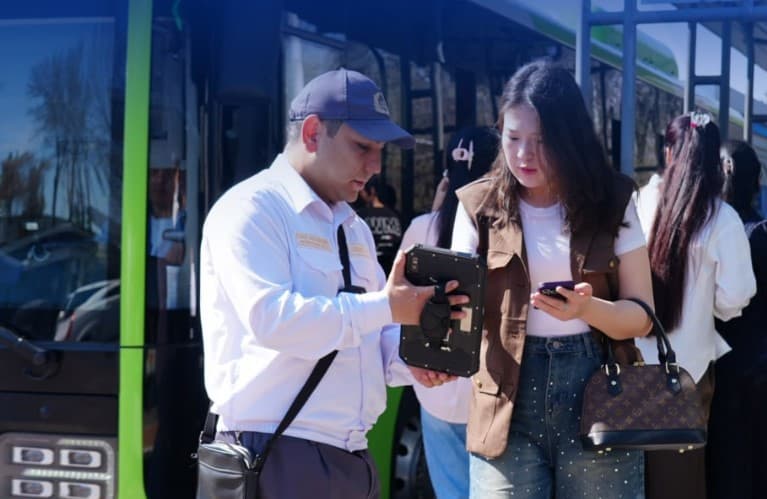 Nearly 80,000 passengers penalized for fare evasion on Tashkent buses in over six months