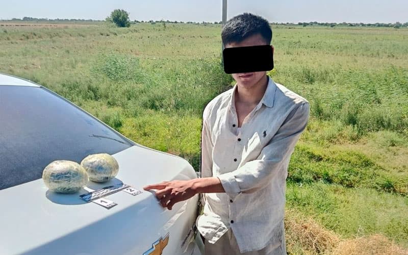 Navoiyda 2 kilogramm opiy bilan ketayotgan xorijlik ushlandi