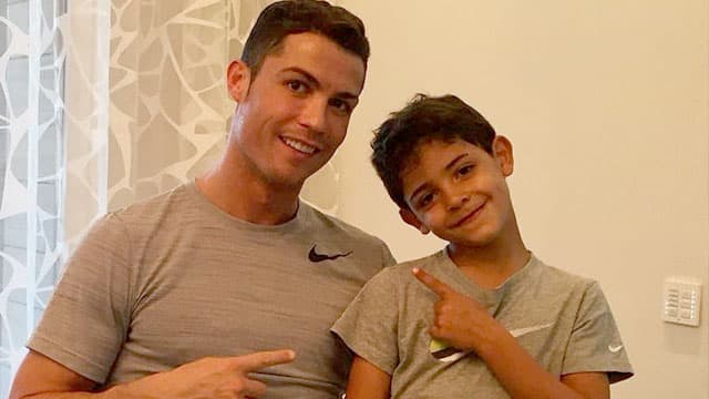 Ronalduning o‘g‘li otasini juda mamnun qildi (video)