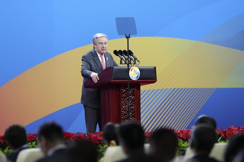 BMT bosh kotibi: «Bir makon, bir yo‘l» xalqaro muloqot uchun yangi yo‘llarni ochadi