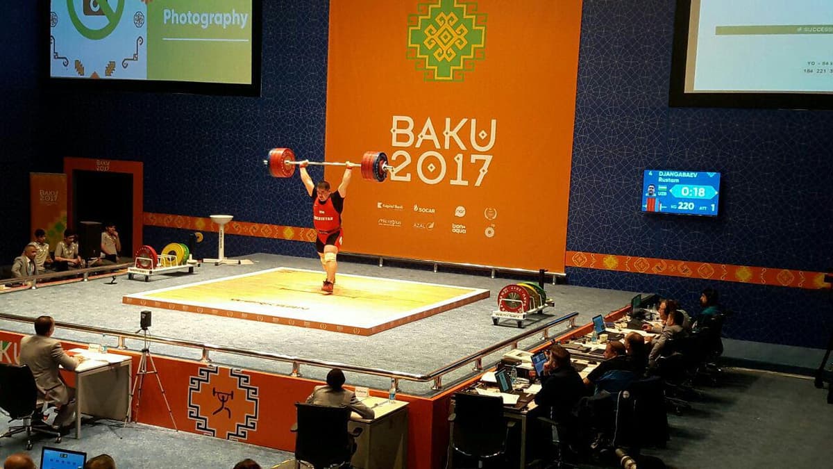 Boku-2017. Og‘ir atletikachilar yana bir oltin va bitta kumush oldi