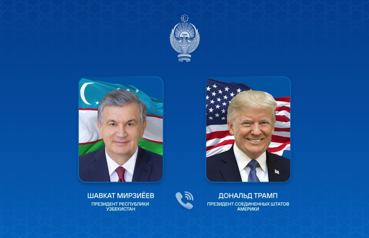 Президенты Узбекистана и США обсудили перспективы укрепления двусторонних отношений