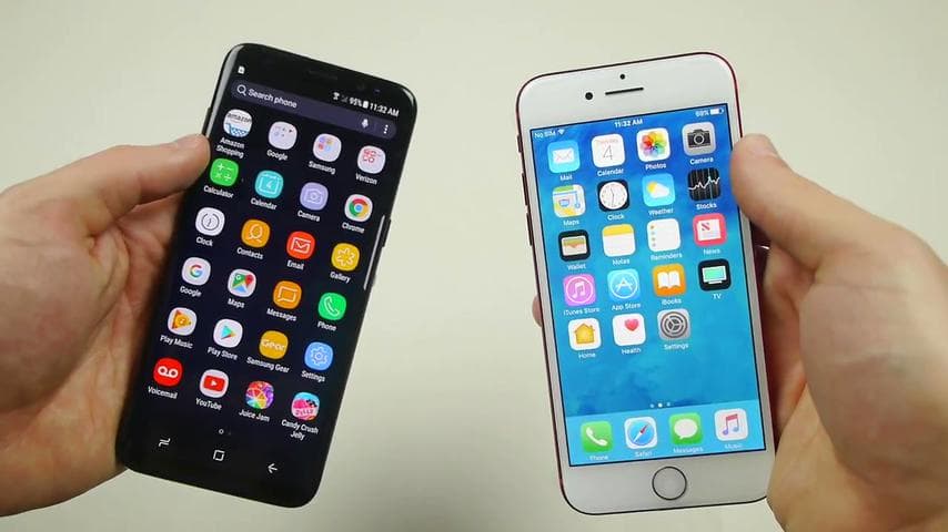 Galaxy S8 qurilmasi iPhone 7'dan mustahkam bo‘lib chiqdi