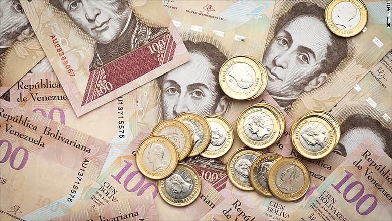 Venesuela bolivari bir yarim oyda ikki barobarga arzonlashdi