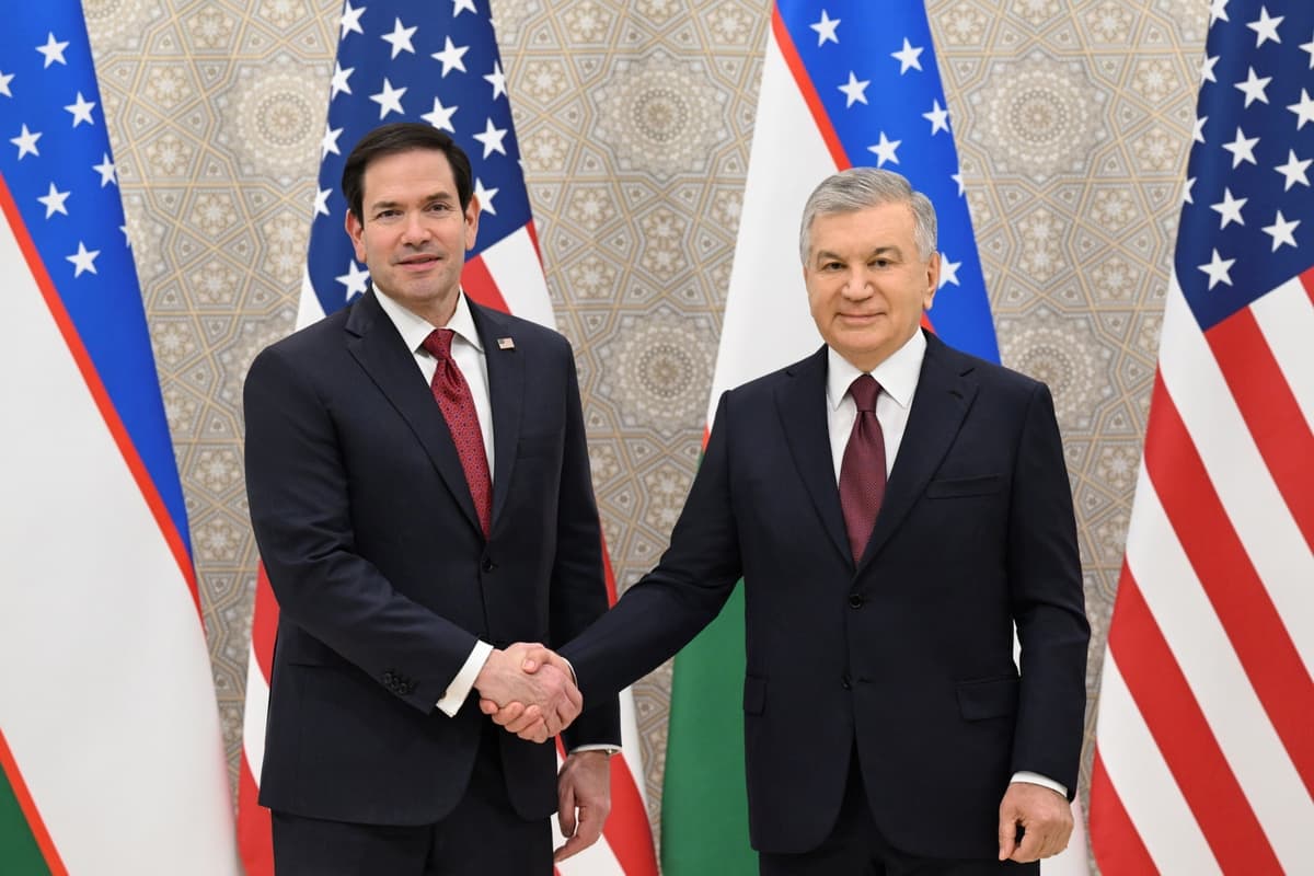Mirziyoyev meets Rubio as Uzbekistan and US reach $12 billion in new deals