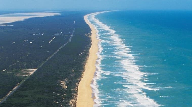 Fotojamlanma: Avstraliyaning 151 kilometrli plyaji