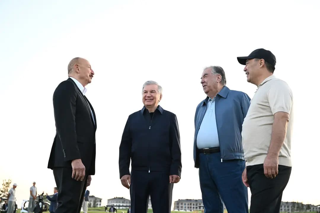 Президент принял участие в открытии первого в Кыргызстане гольф-клуба международного класса