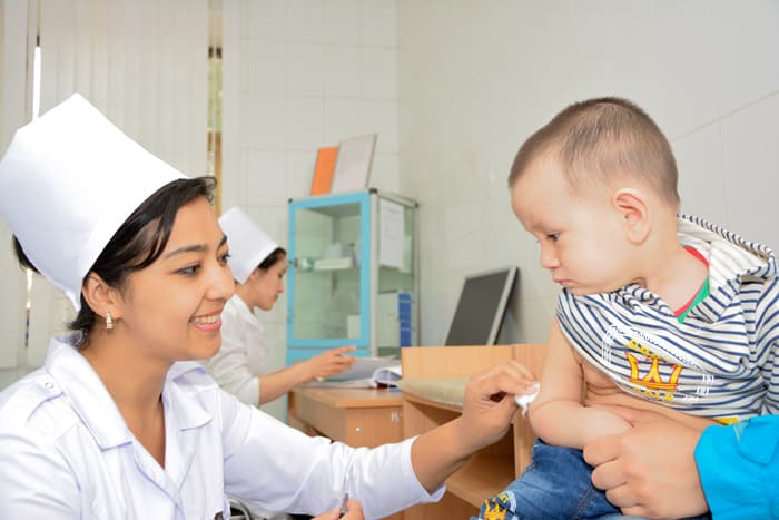 UNICEF tomonidan O‘zbekistonda bolalarni emlash haftaligi boshlandi