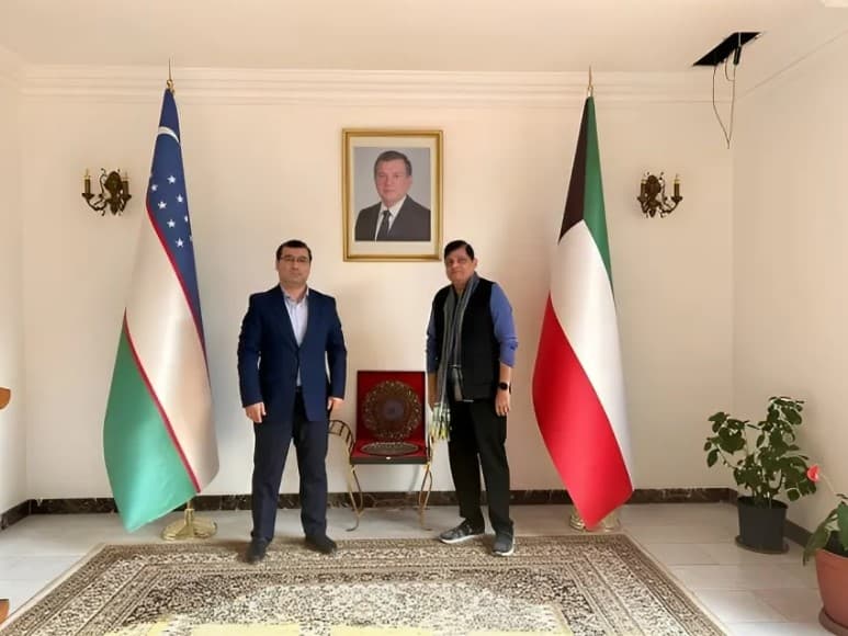 O‘zbekistonda ishlab chiqarilgan milliy liboslar Kuvayt bozoriga sotiladi