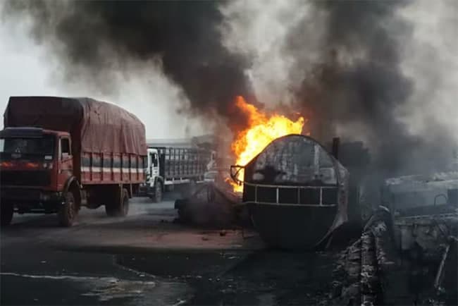 Более 90 человек погибли из-за взрыва бензовоза в Нигерии