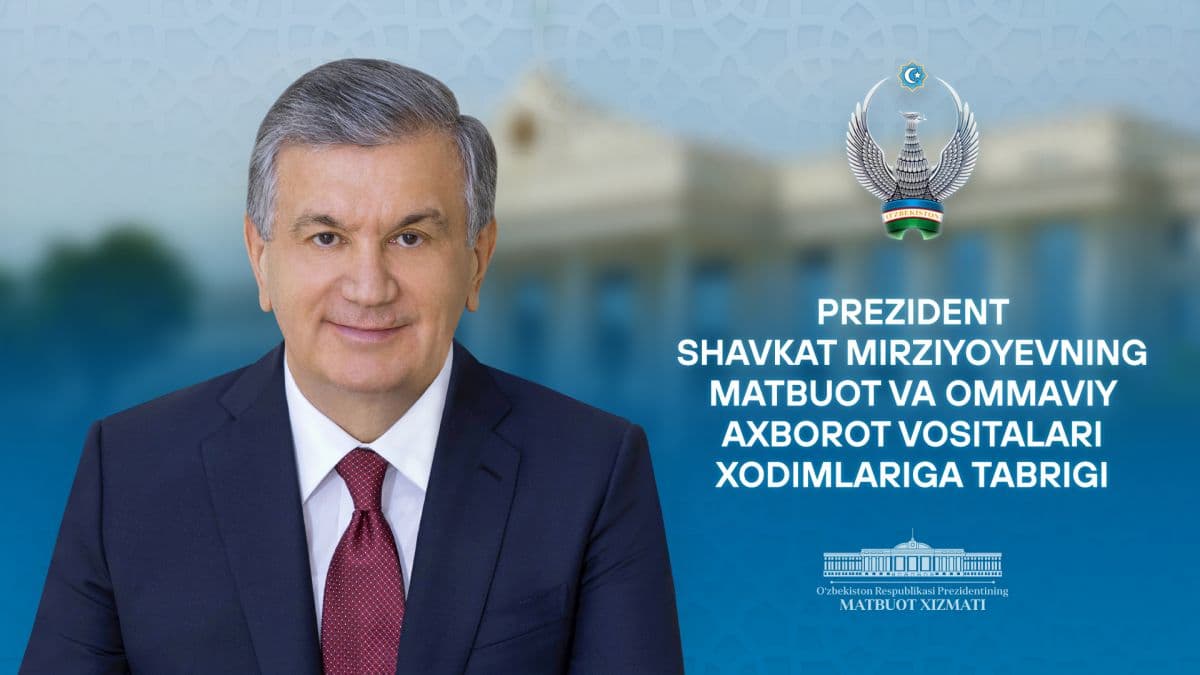 Shavkat Mirziyoyev praises journalists' role in promoting accountability and transparency