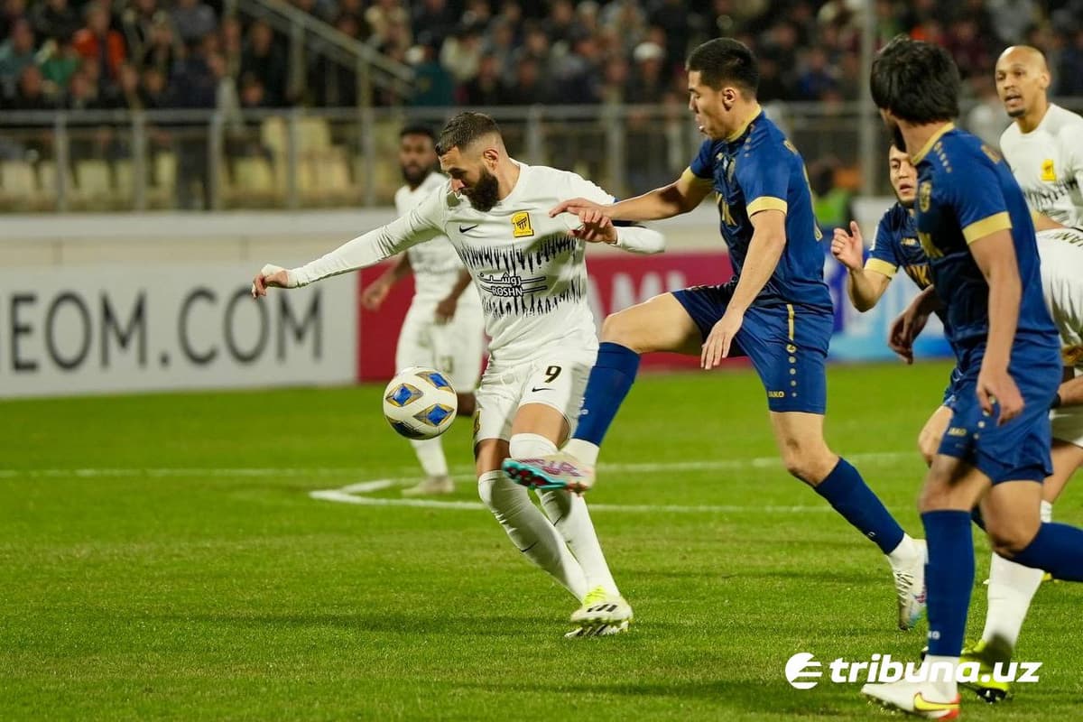 OChL. «Nasaf» kambek ko‘rsatib guruh peshqadamiga aylandi, Benzema O‘zbekistondan g‘alaba bilan qaytdi