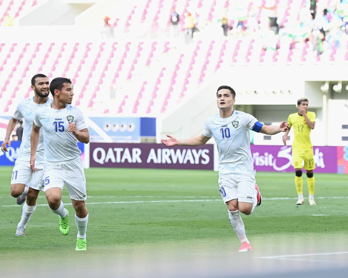 Osiyo kubogi U23. O‘zbekiston olimpiya jamoasi Malayziyani mag‘lub etib, turnirni g‘alaba bilan boshladi