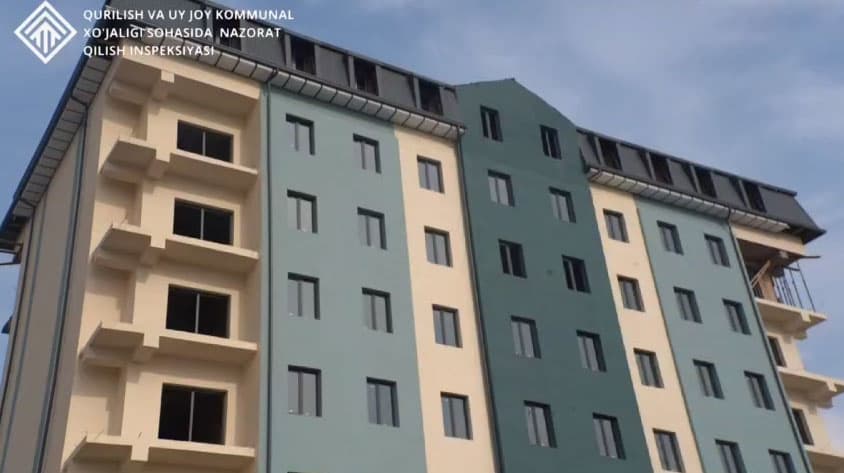 Yangiyo‘lda “dom” qurilishi ishlar sifatsiz bajarilgani uchun to‘xtatildi