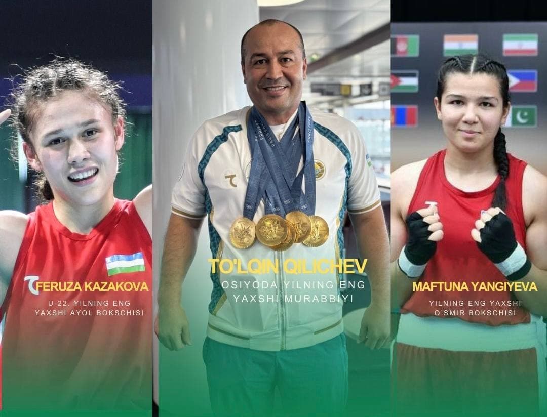 Boks. To‘lqin Qilichev – Osiyoda yil murabbiyi deb e’lon qilindi, yana ikki o‘zbekistonlik ayol bokschi tengsiz bo‘ldi