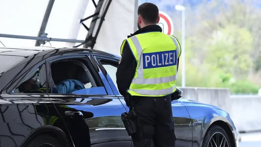 Germaniyada chegara nazorati vaqtida minglab noqonuniy muhojirlar qo‘lga olindi