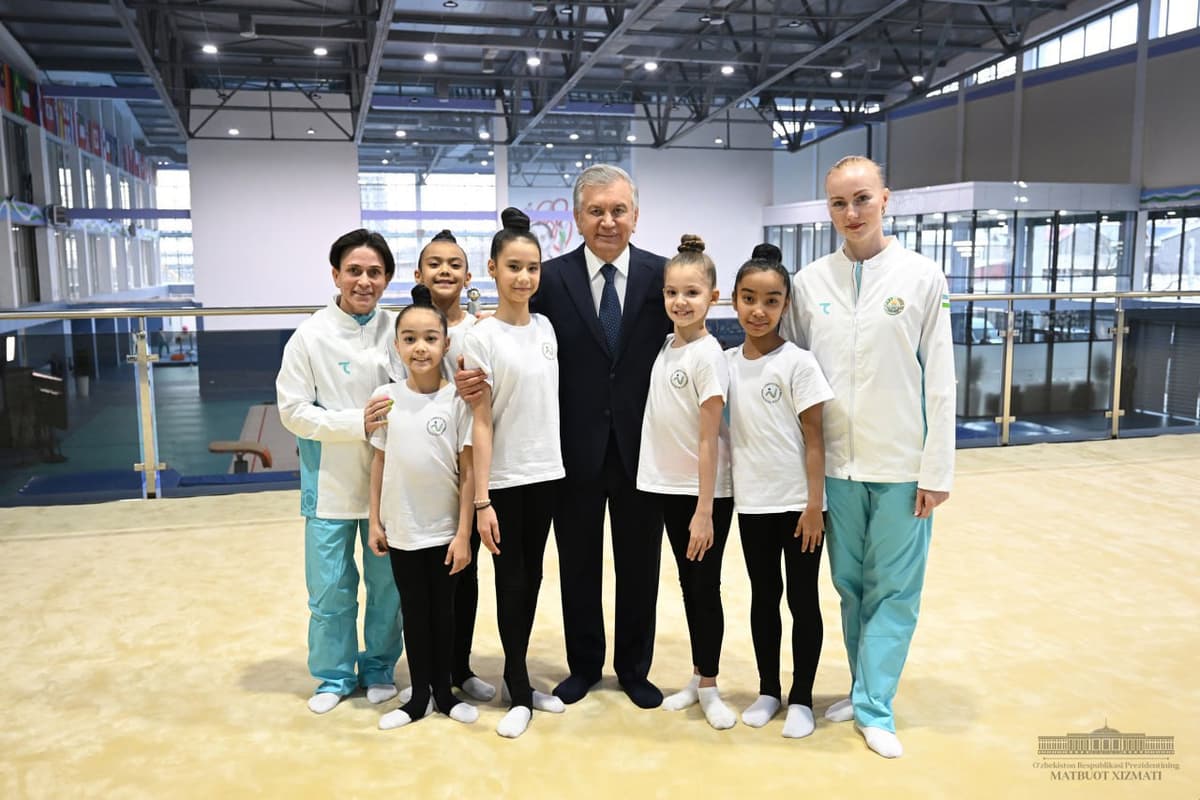 Toshkentda Oksana Chusovitina sport mahorati maktabi ochildi