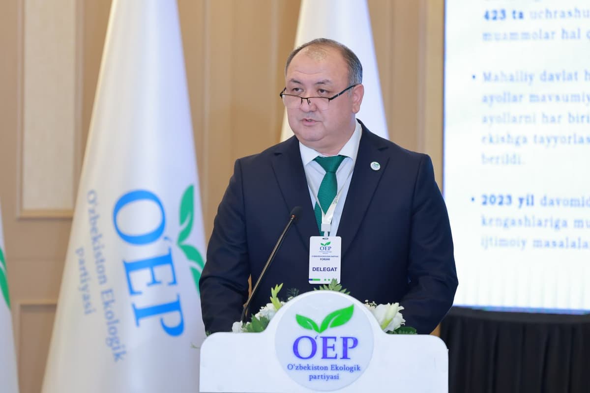 Ekologik partiya ham nomzodlar ro‘yxatini e’lon qildi