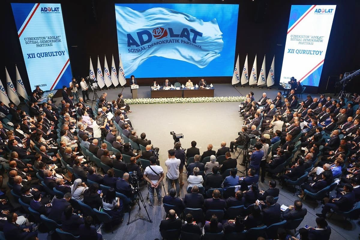 "Adolat" sotsial-demokratik partiyasining saylovoldi dasturi tasdiqlandi