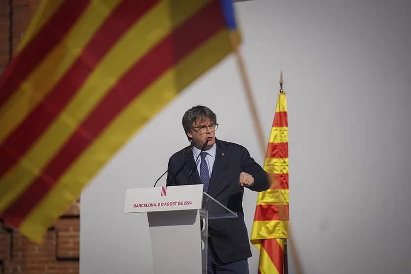 Kataloniya separatistlari yetakchisi Puchdemon Ispaniyaga qaytdi