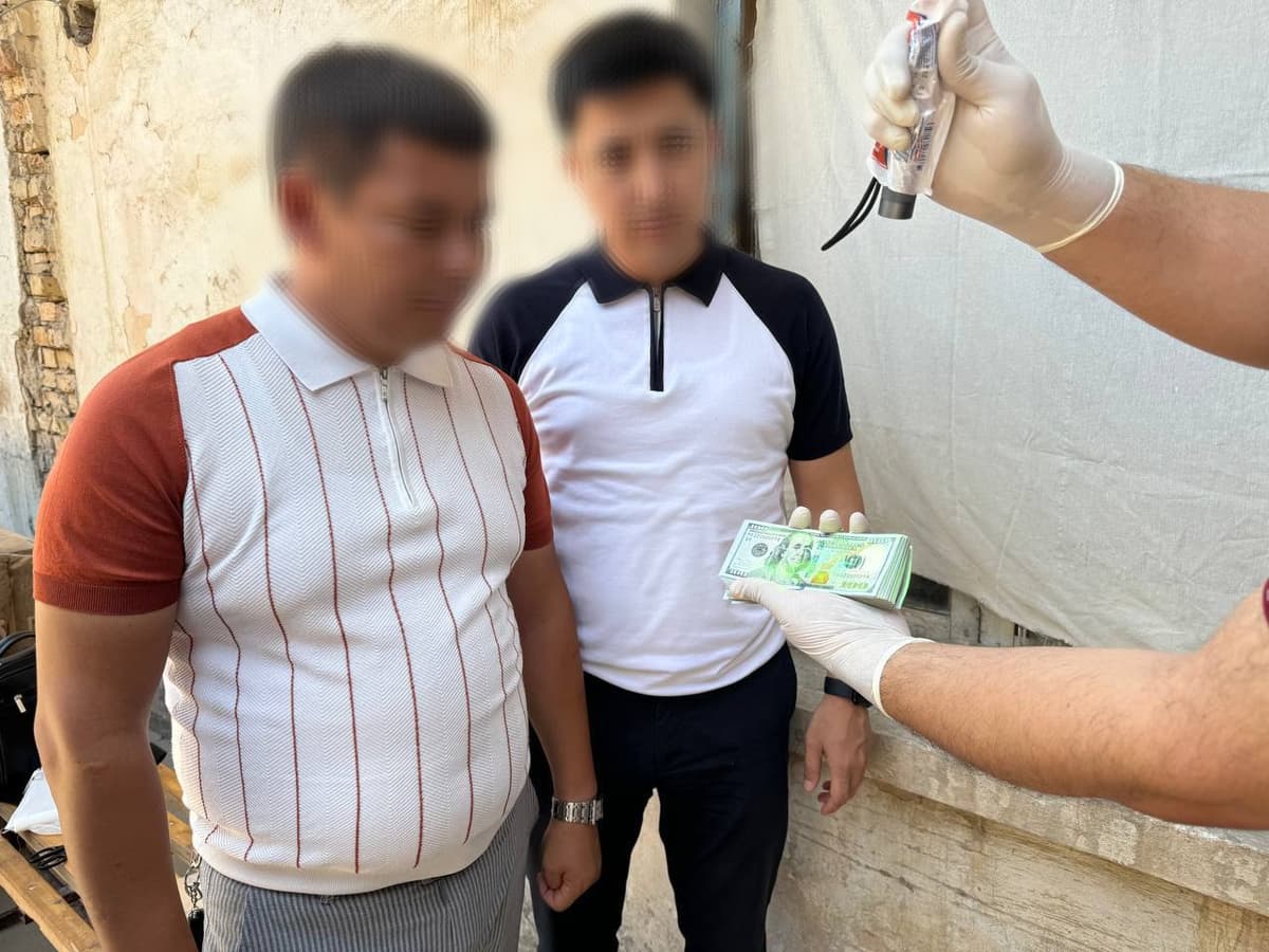O‘rta Chirchiqda gaz ta’minoti bo‘limi bosh muhandisi pora bilan qo‘lga olindi