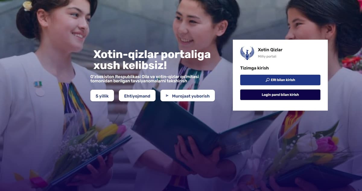 Xotin-qizlar.uz platformasi doirasida muammolarni o‘rganish moduli ishga tushiriladi