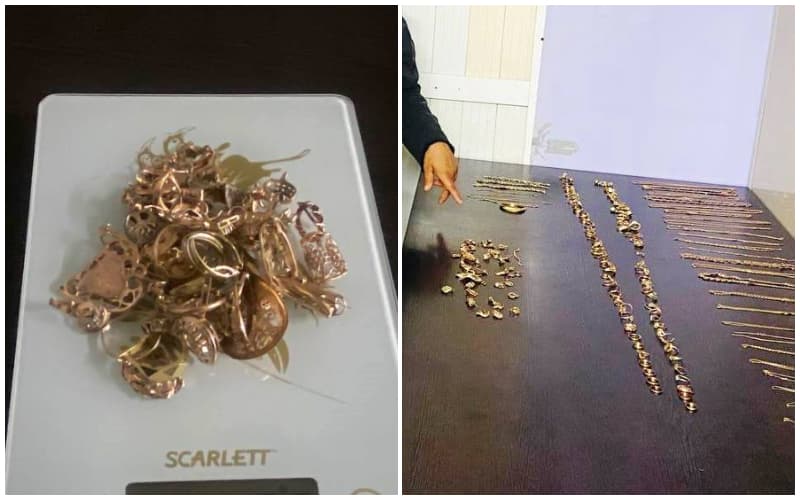 O‘zbekistonga zargarlik buyumlarini yashirincha olib o‘tishga uringan shaxs to‘xtatildi