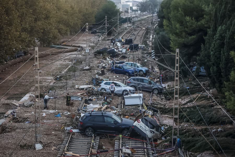 Ispaniyada suv toshqinlari qurbonlari soni 95 kishiga yetdi