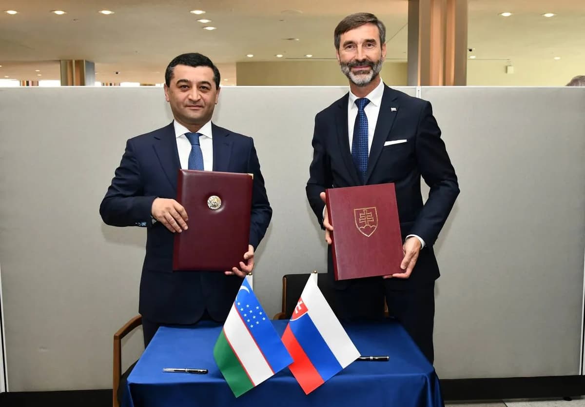 O‘zbekiston va Slovakiya iqtisodiy hamkorlik to‘g‘risida bitim imzoladi
