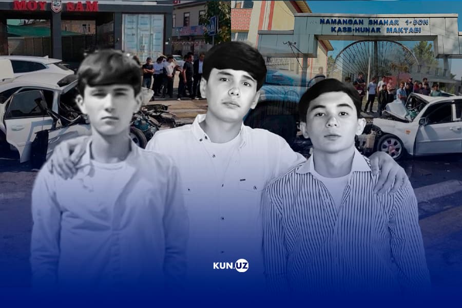 200 ming so‘mlik ijara va uch o‘lim: Namangandagi maktab o‘quvchisi sodir etgan ayanchli avtohalokat tafsilotlari