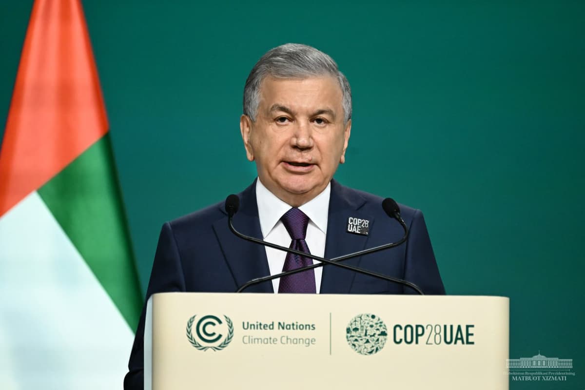 Shavkat Mirziyoyev: “Iqlim muammolari hatto dunyo geosiyosiy arxitekturasiga ham ta’sir ko‘rsatmoqda”